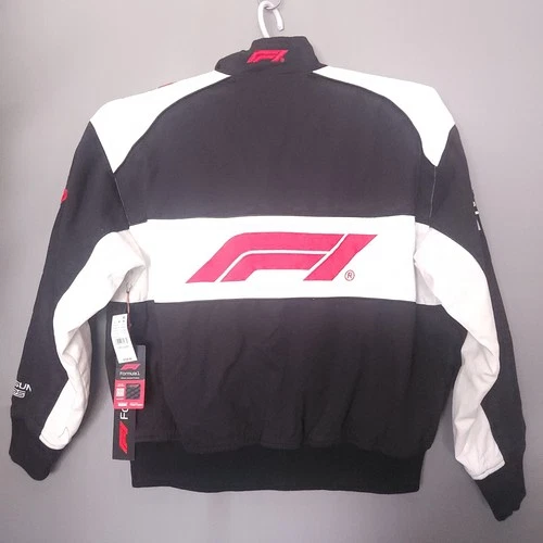 Formula 1 F1 Italia Racing Bomber Jacket Mens Large Black White PacSun NWT image 3