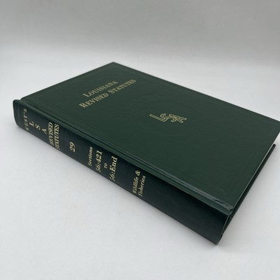 West s LSA Louisiana Revised Statutes Sections 56:421-56:End Wildlife-Fisheries