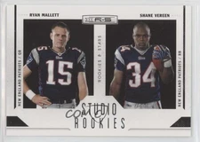2011 Panini Rookies & Stars Studio Combos Ryan Mallett Shane Vereen #5 RC uk2