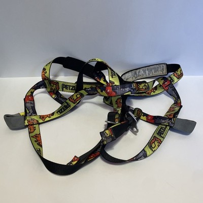 PETZL OUISTITI F38920 Kids Climbing Harness Mice Cheese Pattern w/ Package EUC