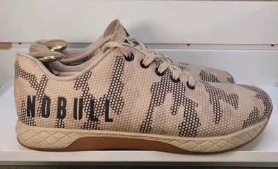 Nobull Sneaker Shoes No Bull Mens 8 Women s 9.5 Athletic Brown Camo Low Top Gym