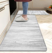 Grey kitchen rugs Kitchen Mats for Floor Modern Abstract Anti Fatigue Kitchen...