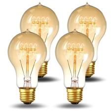 Incandescent Light Bulbs 60 Watt Dimmable Bulbs 4 4 Count Pack of 1 A19