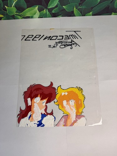 TimeCon 1990 Anime Cel – Animation Memories Vol. II – 80s Style Girls Art - Picture 5 of 9