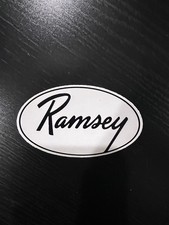 New Ramsey Winch Oval Replacement Reproduction Sticker Decal