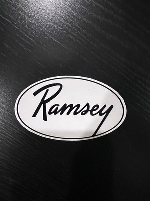 NEW Ramsey Winch Oval Replacement Reproduction Sticker Decal