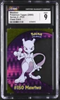 CGC 9 MINT Mewtwo 2000 Series 2 Topps PC5 Clear Card Pokemon Card