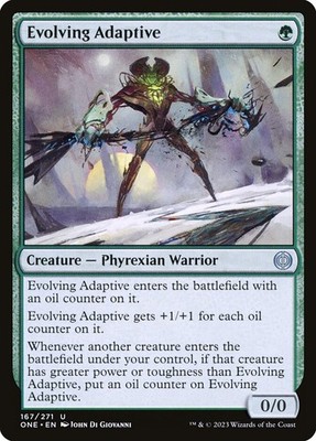 Evolving Adaptive (167) Phyrexia: All Will Be One ONE MTG Magic