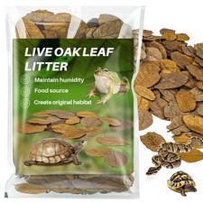 4.9 OZ Dry Oak Leaf Litter - Leaf Litter for Reptiles Oak Leaves for Isopods ...