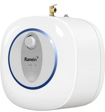 Electric Mini Tank Water Heater, 8 Gallons Point of Use Hot Water Heaters 120V 1