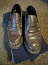 Tricker’s James Penny Loafer Classic Brown Leather Men's Shoes US 9.5 EU 42