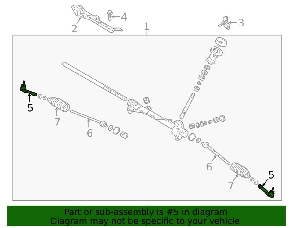 Barra de amarre exterior genuina Hyundai 2017-2023 Elantra Kona Elantra GT 56825-J7000 Foto 2 de 2