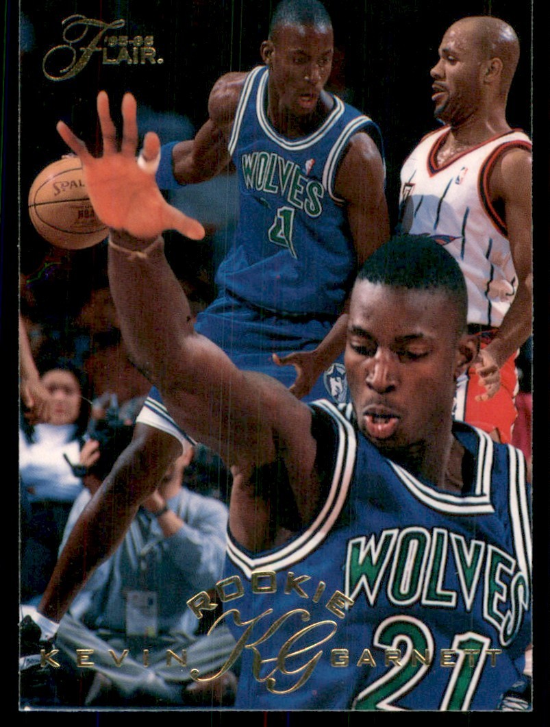 1995-96 Flair Showcase Kevin Garnett Rookie Minnesota Timberwolves #206