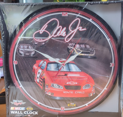 WinCraft Racing Dale Earnhardt Jr. NASCAR #8 Monte Carlo Battery Wall Clock