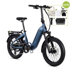 DERUIZ Elektrofahrrad Klapprad 20Zoll 500Wh E Bike Shimano 8G Pedelec e Citybike