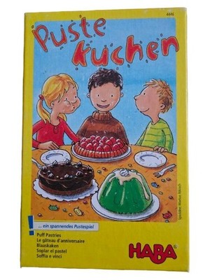 HABA Puste Kuchen Geschicklichkeitsspiel Markus Nikisch Pustespiel ab 4 Jahre