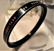 55mm HOYA Skylight 1A Coated Filter.Made in Japan.
