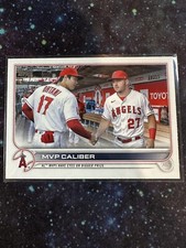 Trout / Ohtani 2022 Topps Update MVP Caliber Los Angeles Angels #US115