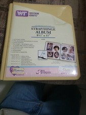 Westrim Crafts Album Memories Forever 8.5" x 11" Cloth Strap/Hinge Scrapbook New