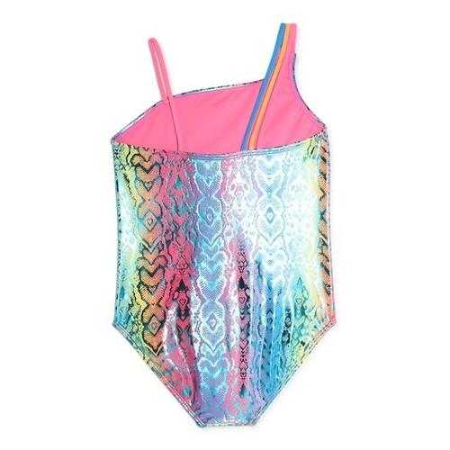Wonder Nation Girls’ Fashion One Piece Swimsuit Multicolor Size L(10-12) - Picture 2 of 5