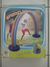 Magical Inflatable Rainbow Arch Sprinklers 4.5 ft Tall NEW