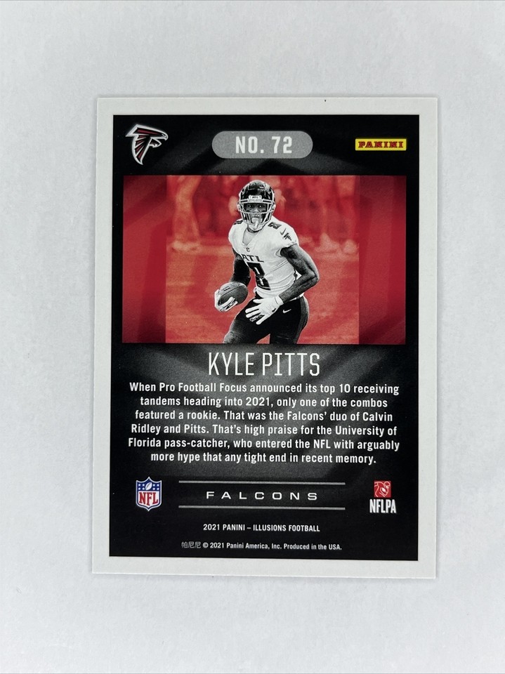 2021 Panini Select Football Kyle Pitts Rookie Swatch RC Patch