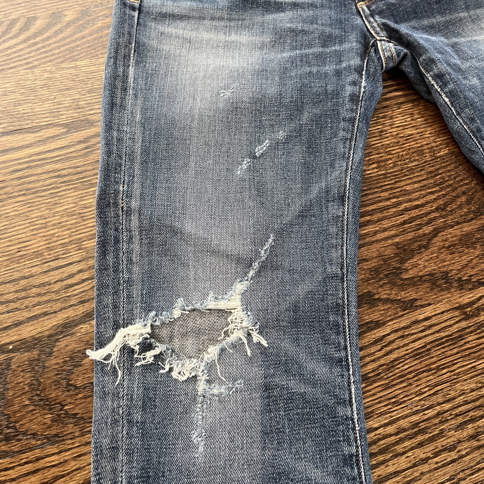 Agolde Jeans Chloe Low Rise (27) 28 x 29 Starwood Wash New - View 11