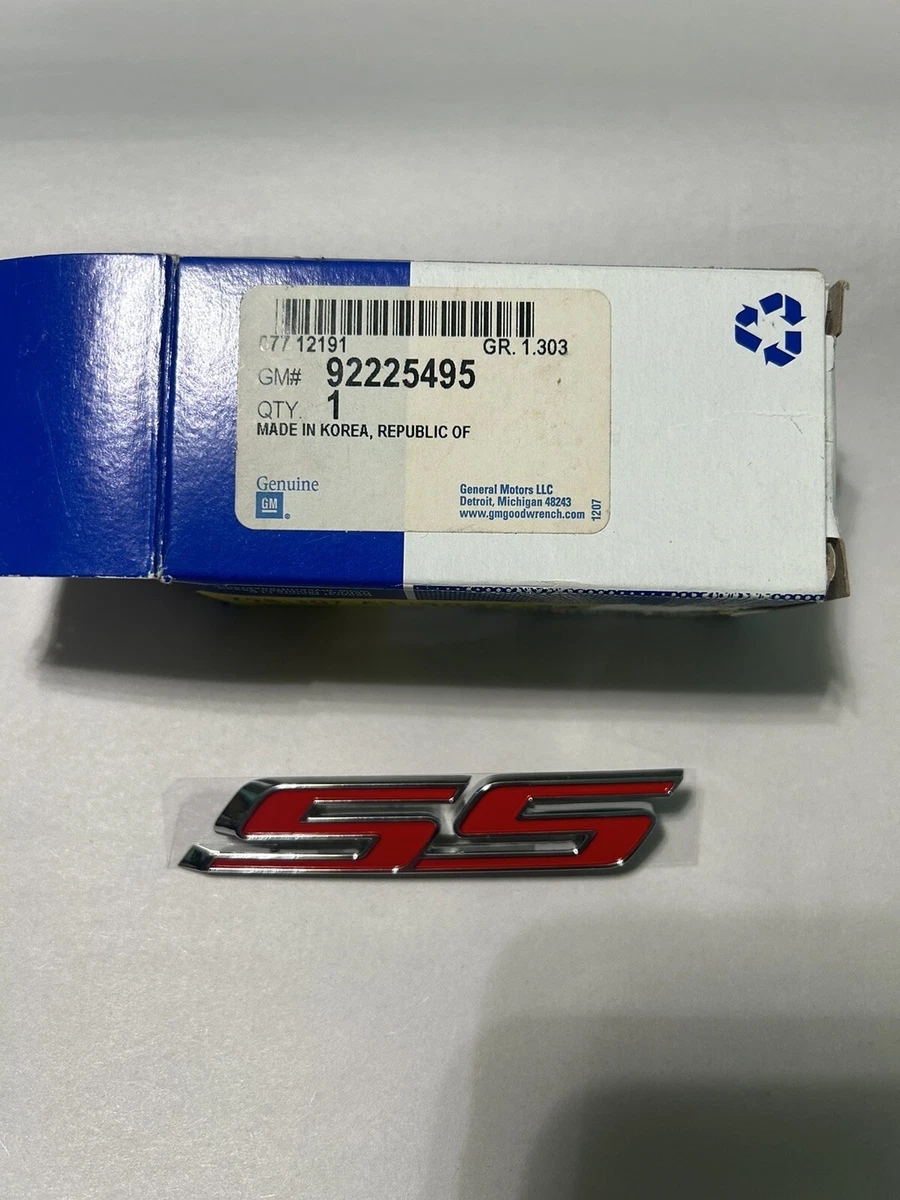 Oem camaro ss emblems deals