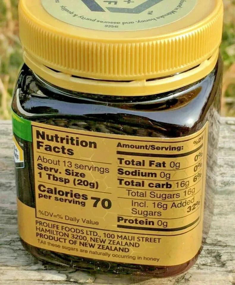 Баночка для меда манука Mother Earth Trader Joe's New Zealand UMF 10+ - Изображение 3 из 4