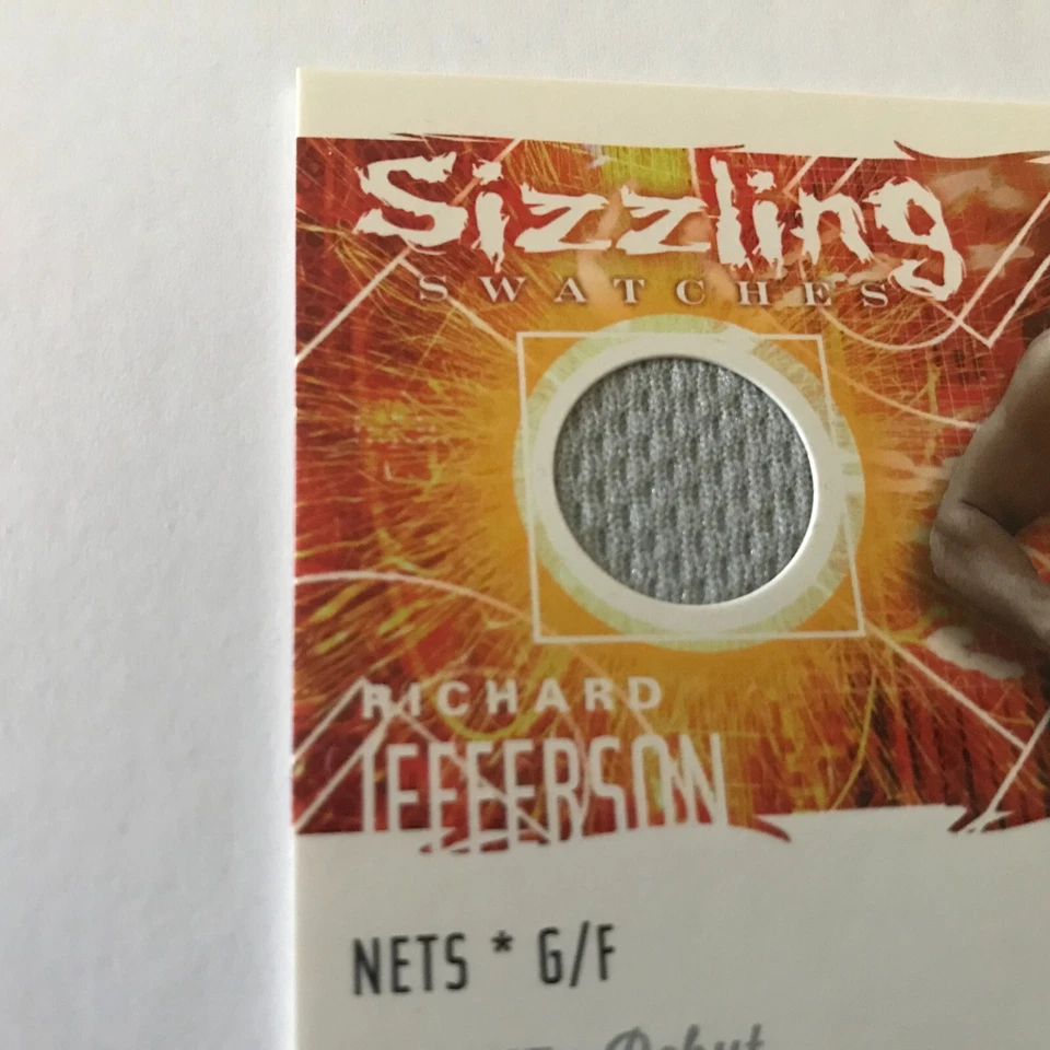 2005-06 Upper Deck New Jersey Nets Richard Jefferson Rookie Relic Card #SS-RJ - Image 2 of 3