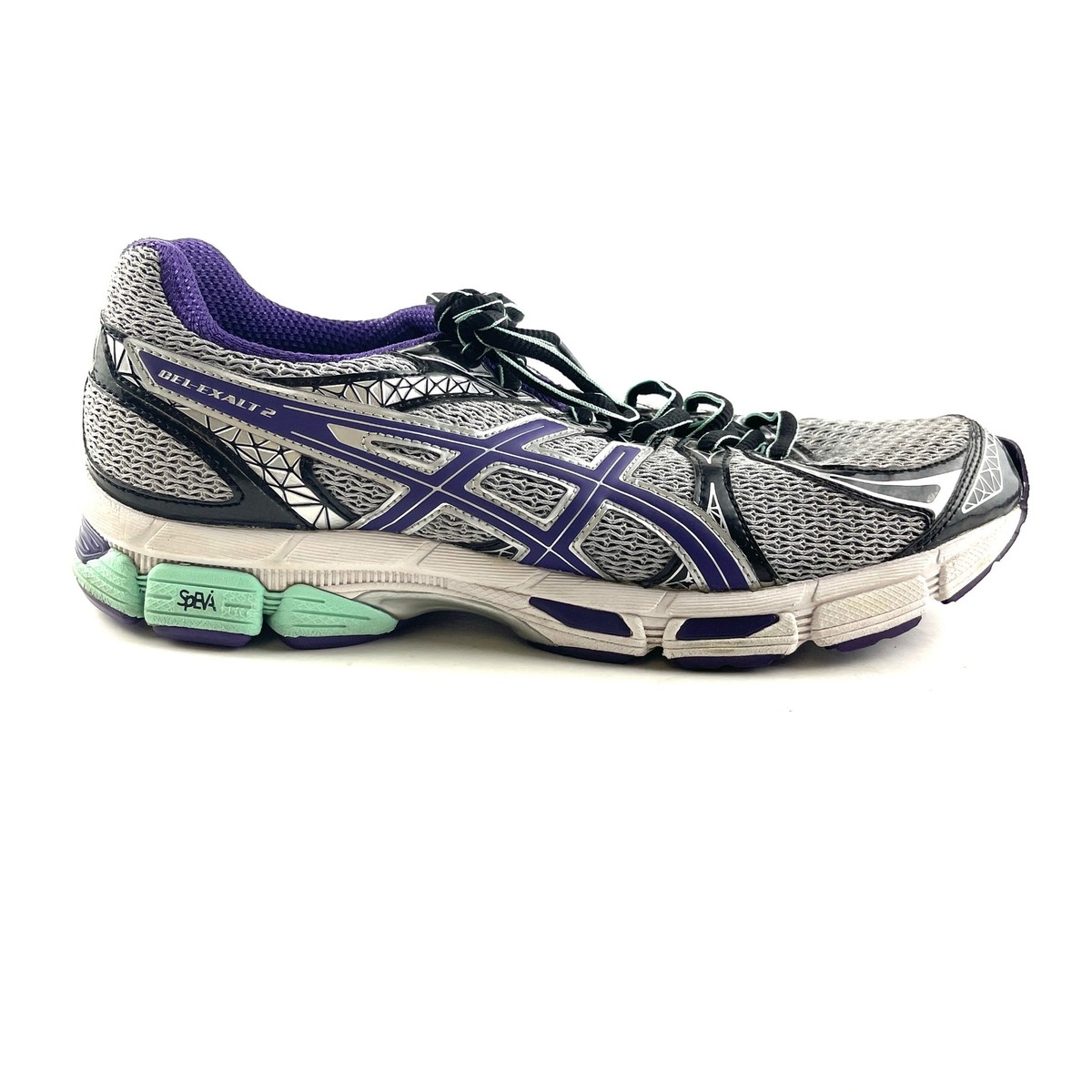 スニーカー ASICS GEL-EXALT2 Sneakers UNISEX Asics Gel-Exalt 2 T4B6N Women's 10 Running Shoes Silver