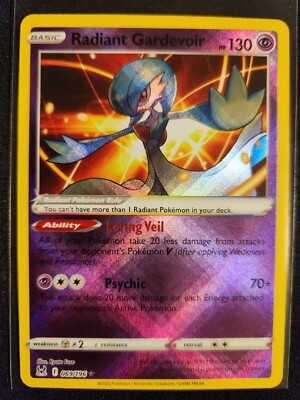 069 196 pokemon card Radiant Gardevoir - 069/196 main image 0