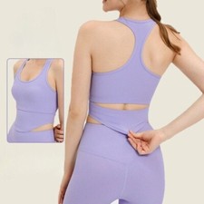 sports undershirt threaded bodybuilding yoga backless running underwear women