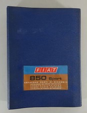 Parts Catalog Spare Parts List Fiat 850 Sport Coupe Spider Status 051971