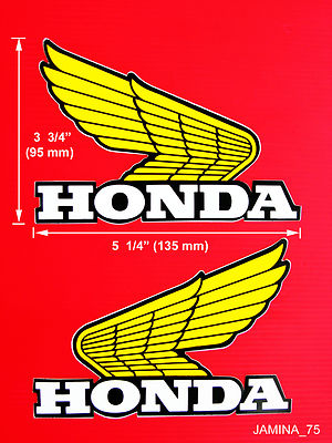 ホンダＸRタンクマーク Honda Wing CR TRX MR MT XL XR SL ATC Quad Fuel Gas Tank Decal