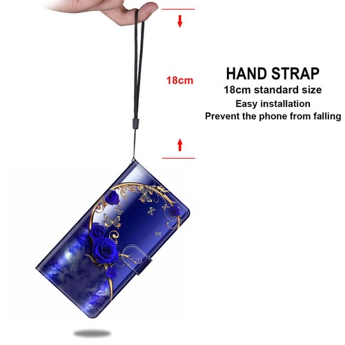 Rose Wallet Phone Case For Huawei Samsung iPhone Moto OPPO Xiaomi Google Nokia - 第 6/10 張圖片