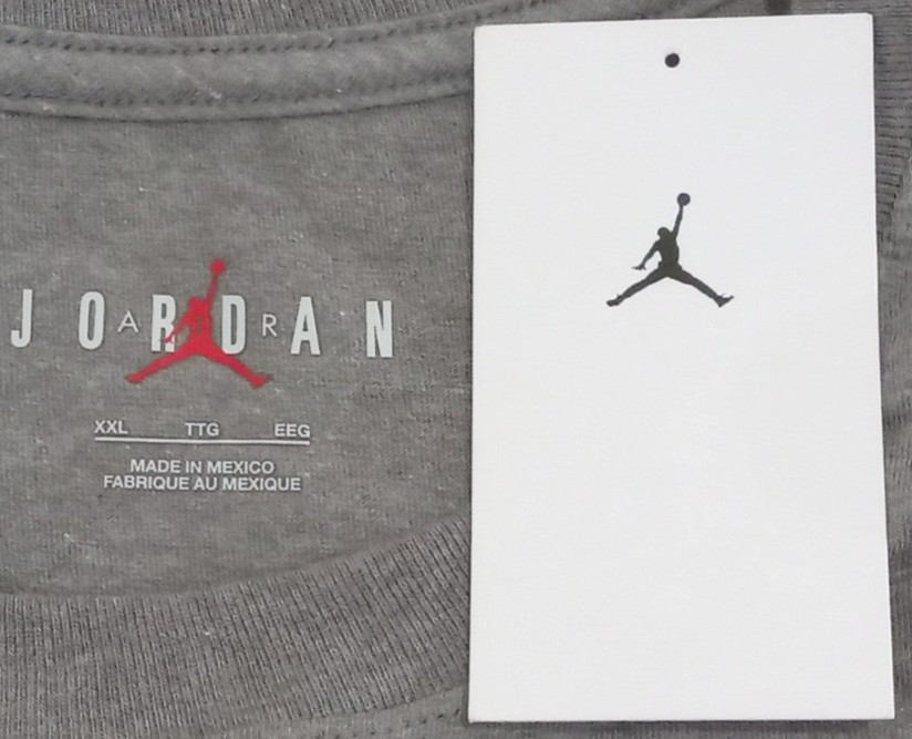 NWT Jordan Jumpman Men's 2XL T-Shirt Michael Jordan Logo Crew Neck Heather Gray thumbnail 13