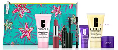 CLINIQUE 8pc SET w/ Smart Clinical Repair Wrinkle Correcting Serum + Eye Cream