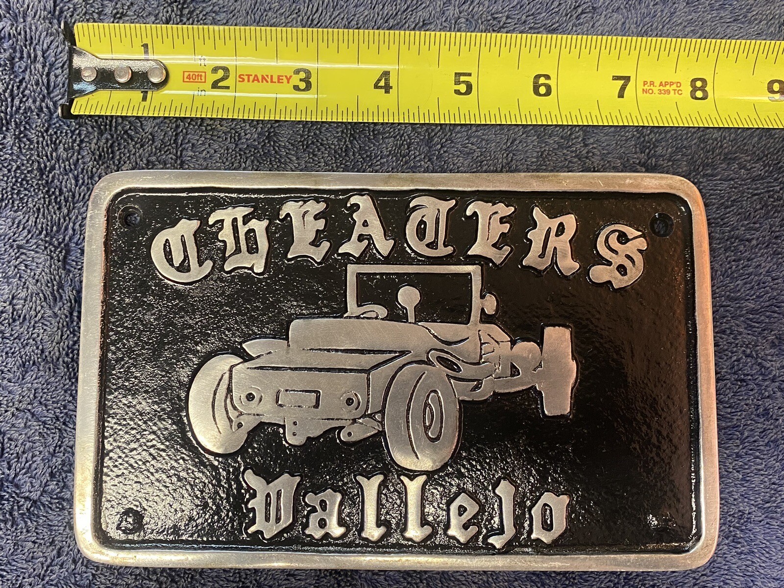 Vintage Car Club Plaque Vallejo eBay