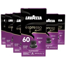 Lavazza Espresso Maestro Intenso Capsules for Nespresso Medium-Dark 60 Count