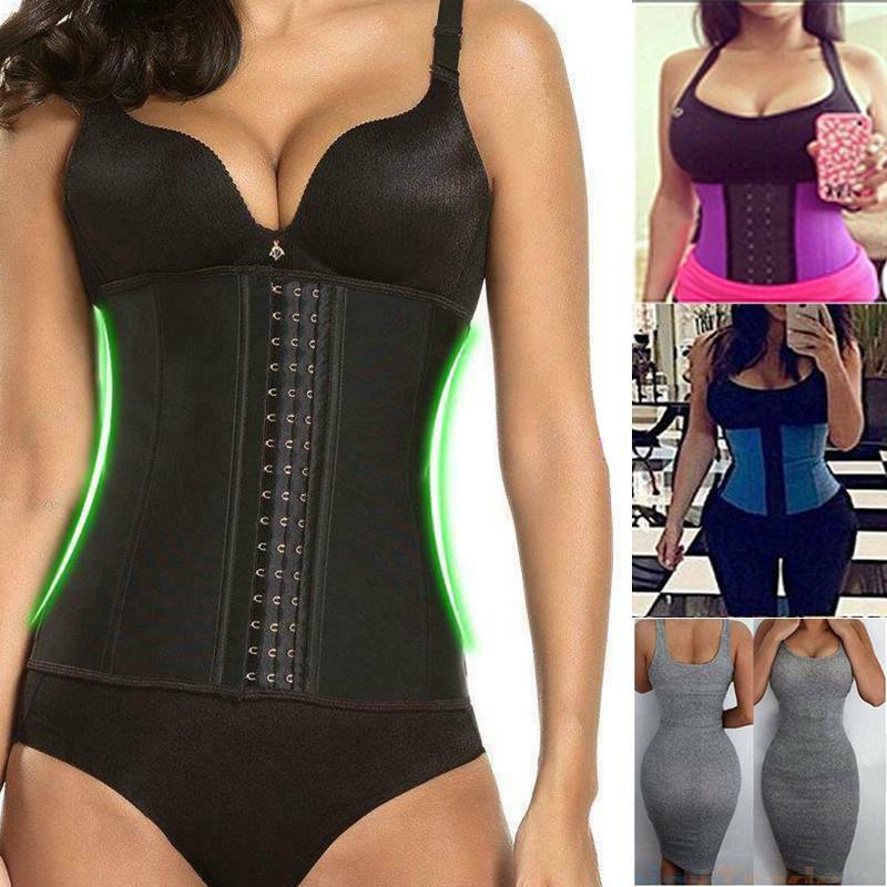 Long Torso Latex Waist Trainer Corset for Body Shaping & Slimming