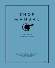 1934 Pontiac Straight Eight Factory Shop Service Manual