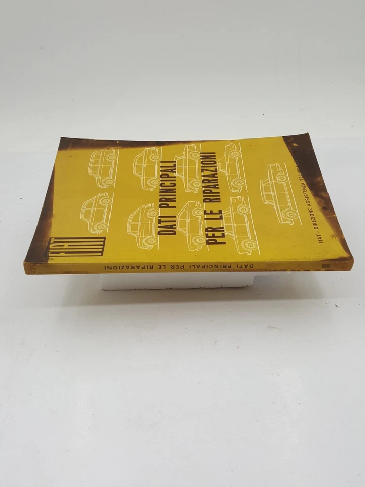 Manuale officina Fiat 500 600D 850 1100 1800 ecc dati norme per riparazioni 1965 - Immagine 3 di 4