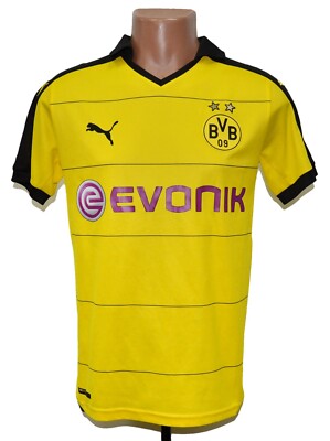 BORUSSIA DORTMUND 2015/2016 HEIM FUSSBALLTRIKOT PUMA GRÖSSE S ERWACHSENE