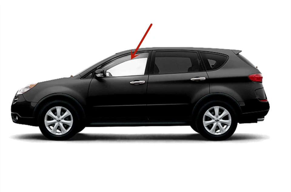 Fit 06-14 Subaru B9 Tribeca / Tribeca Driver Left Side Front Door Window Glass - Image 3 of 4