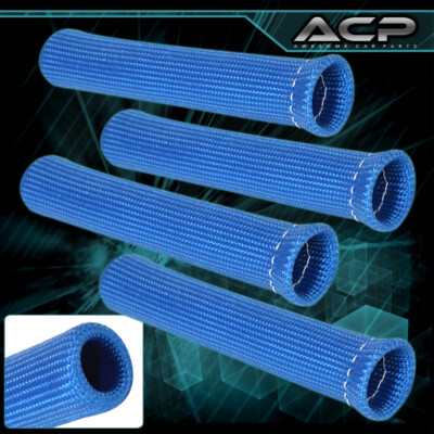 Universal 8 Heat Shield Wrap Slip On Spark Plug Wire Insulator - Foto 9