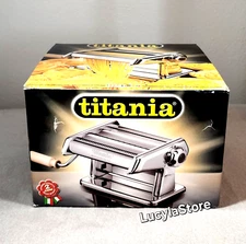 Made in Italy Pasta Maker Machine Imperia Titania 190 Heavy Duty Steel Lock Dial