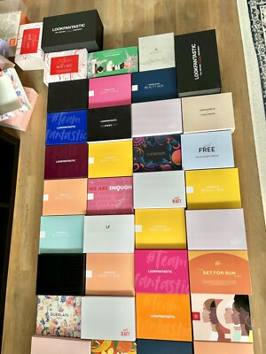 50+ LEERE BOXEN Lookfantastic Cult Beauty Sephora Feelunique Asos WIE NEU