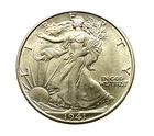1941 D WALKING LIBERTY SILVER HALF DOLLAR,  GEM, BASICALLY UNCIRCULATED