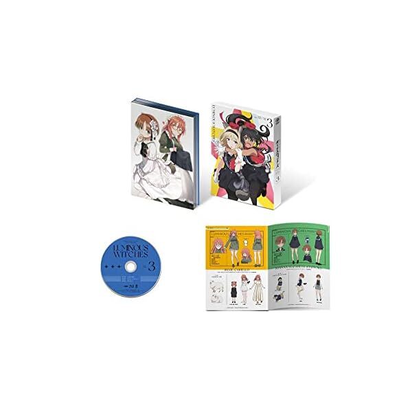 Luminous Witches Vol.3 First Limited Edition Blu-ray Booklet Japan KAXA-